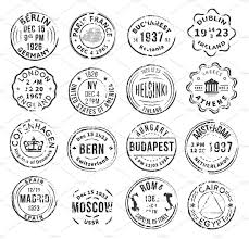 Monochromatic Isolated Postal Stamps Postal Stamps Stamp Design Stamp