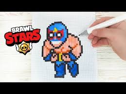 1955 brawl stars amber 3d models. El Primo Kachek Iz Bravl Stars Risunki Po Kletochkam Pixel Art Youtube In 2020 Pixel Art Pixel Art