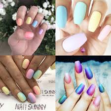 pastell nagellack ombre nails anleitung regenbogen nagel schwamm nageldesign nageltrends rainbow nails nagellack regenbogen nagel nails