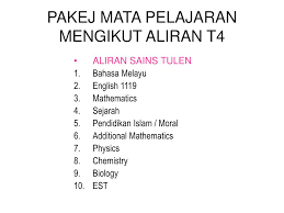 Ini kerana, tiada guru spm geog. Aliran Sains Tulen In English