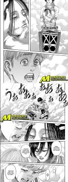 Chapter 139 of the attack on titan manga will not be on a break next month. Baca Komik Aot 139