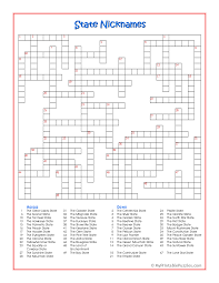 Check spelling or type a new query. State Nicknames Crossword Puzzle My Printable Puzzles