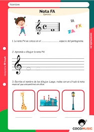 Pin En Fichas De Musica