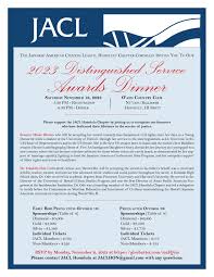 2023 JACL Honolulu Chapter Distingushed Service Awards and Annual General  Membership Meeting | Japanese American Citizens League