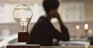 Vgazer levitating moon lamp,floating and spinning in air freely with 3d printing led moon lamp has 3 colors modes (ye,wh,change from wh to ye) for unique gifts,room decor,night light,office desk toys. Meet Flyte The Floating Light Bulb That Lasts 22 Years