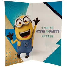 Minion happy birthday card de l'album cards and more 2016chic stamping. Buy Official Despicable Me 3 Minion Birthday Card Brother