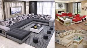 The crisp angles and unfussy design lend a smart and formal vibe. Best 67 U Shaped Corner Sofa Set Design Ideas 2019 Youtube