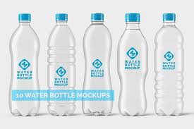 Plastic Water Bottle Mockups Bundle Bottle Mockup Water Bottle Bottle