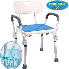 Medokare Shower Chair With Rails Shower Seat With Arms Https Www Amazon Com Dp B07p8lx75f Ref Cm Sw R Pi Shower Chair Shower Seat Portable Shower Chair