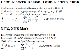 These may not look good on screen, but they look just perfect when printed. How To Select Math Font In Document