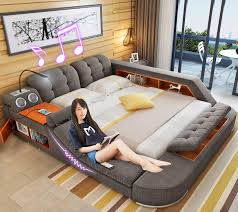 Shop our great assortment of twin, full, queen, & king size beds at every day low prices. The Ultimate Bed With Integrated Massage Chair Speakers And Desk