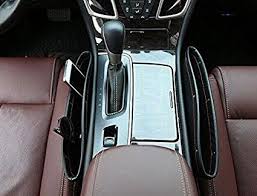 True Line Automotive Trueline 2 Piece Car Seat Gap Filler Organizer Drop Catcher Phone Holder Organizer Black Car Seats Dodge Journey Car