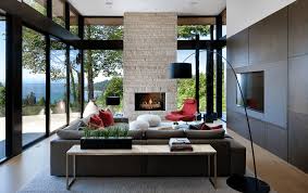 This beautiful living room design effectively utilizes color, with purple velvet upholstery wisely being used for the sofa set, matched with the wavy white and brown area rug. 15 Modern Living Room Interior Design Decoration Ideas Home Design Ideas