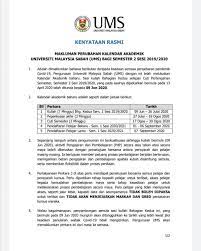 Jadwal kuliah pbsi fkip ums 2019/2020. Ums Official On Twitter Makluman Perubahan Kalender Akademik Ums Bagi Semester 2 Sesi 2019 2020 Umskampusrahmah Maklumanperubahankalenderakademikums Https T Co Yu1kxaakfy