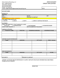 NEW ACCOUNT/ CREDIT APPLICATION