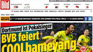 Sonntag, 21.08.2016 15:30 uhr 1. Dfb Pokalfinale Dortmund Siegt Gegen Frankfurt Pressestimmen Fussball
