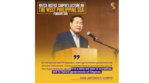 A country cannot just fold up and give up just because the other side is stubborn. West Philippine Sea Lecture By Retired Supreme Court Senior Associate Justice Antonio Carpio Philippine Social Science Council