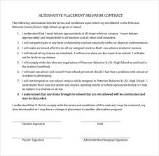 There are many health behavior contract examples you can find from our collection anyway. Free 14 Behaviour Contract Templates In Pdf Ms Word Pages