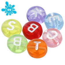 Assortment of alphabet letter beads.each transparent bead is decorated with coloured glitters that give it a festive and sparkling spirit. 200 Random Color Transparent Plastic Letter Beads 7mm Shopee Philippines