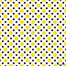 Yellow Black Polka Dots On White Background Wallpaper Stock White Background Wallpaper Trendy Wallpaper Yellow Wallpaper