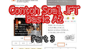 Check spelling or type a new query. Contoh Soal Jft Basic A2 Kanji Tata Bahasa Bacaan Marugoto Online A2 Bahasa Jepang Youtube