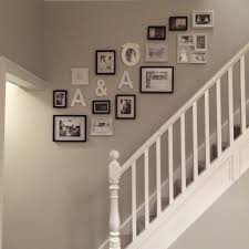 Black And White Gallery Wall Stairs Black White Photo Wall Finally Finished Stair Photo Walls Stair Wall Decor Black And White Photo Wall