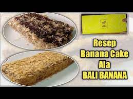Banana steam cake cookpad buatan najma fiq. Banana Cake Ala Bali Banana Youtube
