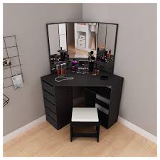 We did not find results for: Fine Corner Design Dressing Table Vanity Mirror Set Modern Bedroom Storage Cabinet Makeup Table With Drawer Bathroom Vanity For Corner Small Space Ship From U S Black Buy Online In Angola