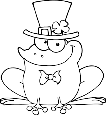 A Sweet Baby Girl Coloring Pages Frog Coloring Pages St Patricks Day Clipart Coloring Pages