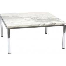 table basse carre en marbre blanc 1970 design market