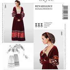 Les patrons sont tirés de revue « la petite couturière » de 1947 et les conseils coutures et cours sont eux tirés de « modes et travaux » de la même année. Patron De Deguisement Femme Robe Renaissance Burda 7171