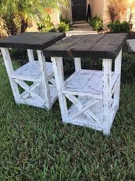Pin By Steve Snyder On Projects To Try In 2020 Farmhouse End Tables Farmhouse Diy Decor
