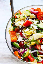 Blt pasta salad is always a crowd pleaser. Farfalle Pasta Salad Mediterranean Style W Mini Bow Tie Pasta Eating European