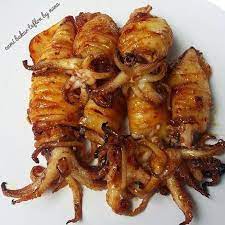 Resep Cumi Bakar Pedas Manis Oleh Nana Recipe Resep Masakan Ide Makanan Resep Makanan