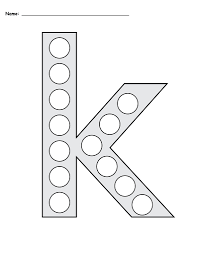 letter k do a dot printables uppercase lowercase supplyme