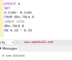 Common table expressions can also be used with the select, insert, delete, and create view statements. How To Update From Select Statement In Sql Sqlskull