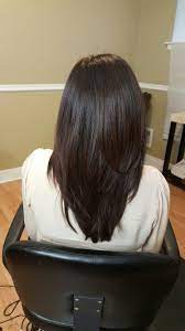 Haircut Style Long Layers Layered Straight Blow Out Smoothing Iron Ha Long Hair Styles Haircuts For Long Hair With Layers Straight Layered Hair