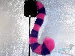 Fuchsia Pink and Purple Cheshire Cat Style Tail - Etsy Australia