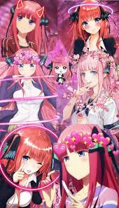 Nino Nakano Gotoubun No Hanayome Wallpaper Gambar Karakter Animasi 3d Seni Anime