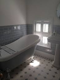Blue Grey Bathroom Tiles 31 Victorian Bathroom Gray And White Bathroom Bathroom Interior