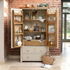 Lundy Stone Grey Large Double Larder The Cotswold Company Kitchen Larder Cupboard Kitchen Larder Units Kitchen Furniture Storage