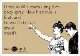 I Tried To Kill A Roach Using Axe Body Spray Now His Name Is Brett And He Won T Shut Up About Crossfit Roaches Funny Seriously Funny I Love To Laugh