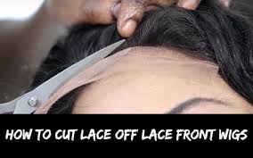 2.in order to wear a lace front wig or any other kind of wig, you will first need to wrap up your own hair completely close to the scalp, otherwise the wig will. Best Tips On How To Cut Lace Off Lace Front Wigs Black Show Hair