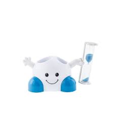 Cette puce produit jusqu'à 96 millions d'impulsions ultrasoniques (oscillations d'air) par minute et les transmet via les soies et le dentifrice à nano bulles sur les dents en vous. Support Brosse A Dents Et Dentifrice Avec Sablier Integre Pour Enfants