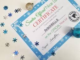 A nice list certificate is a certificate signed by santa claus and notes that your kids have been on the nice list and will get its christmas gift soon. Christmas Nice List Certificate Free Printable Super Busy Mum