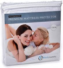 The best mattress protectors on amazon, including the best waterproof protectors, the best hypoallergenic protector, the best protector for bedbugs, the best cooling protector, and the best bamboo protector from linenspa, coop home goods, and luna. Handy Laundry Twin Waterproof Mattress Protector