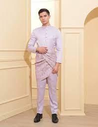 See our instagram fz by ayana our fb page fz by ayana. Baju Melayu Slimfit Duchess 2021 Lavender Zamrimat