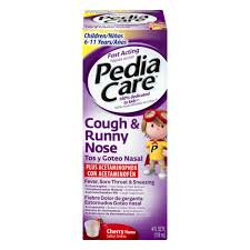 Pediacare Cough Runny Nose Cherry 4 Fl Oz From Stater