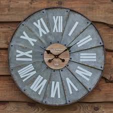 Check spelling or type a new query. Wood And Metal Roman Numeral Wall Clock Core Elements General Store