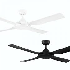 No matter the blade span, ceiling fans without lighting often have reversible blades and are ideal for open spaces with multiple light sources and high ceilings, such as commercial and residential garages, storage spaces, restaurants, and bars. Eglo Bondi 52 Inch Ceiling Fans Black White No Light 203624 203625